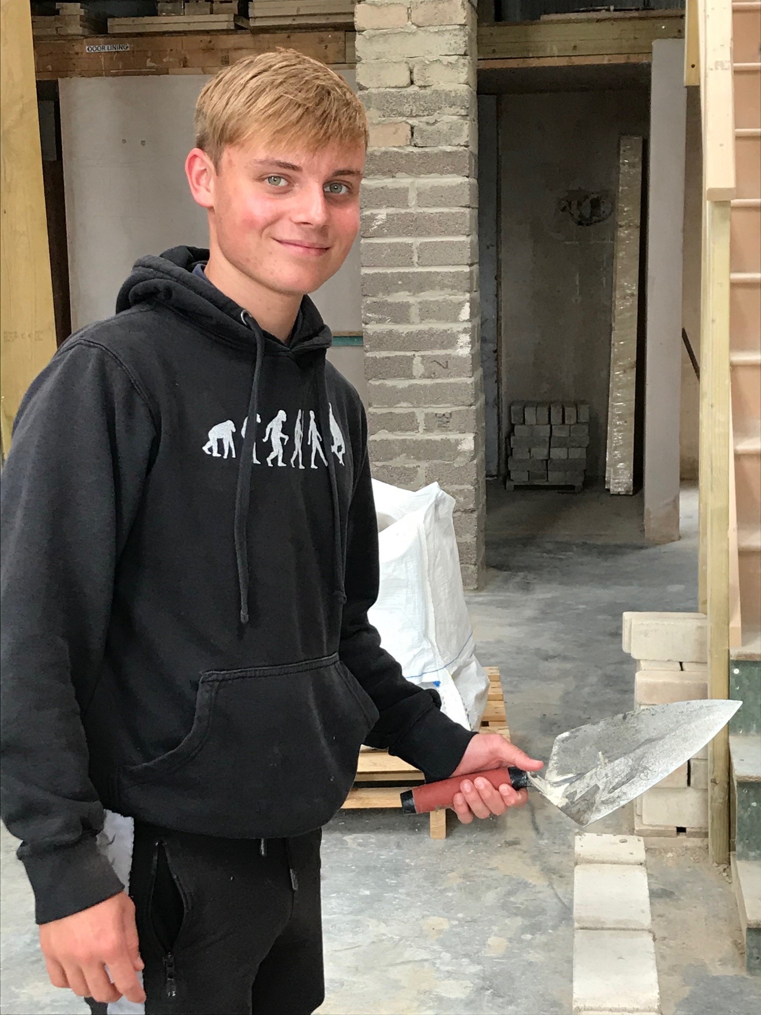 Picture of brick apprentice in Somerton